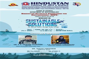 Workshop on Sustainable Solutions